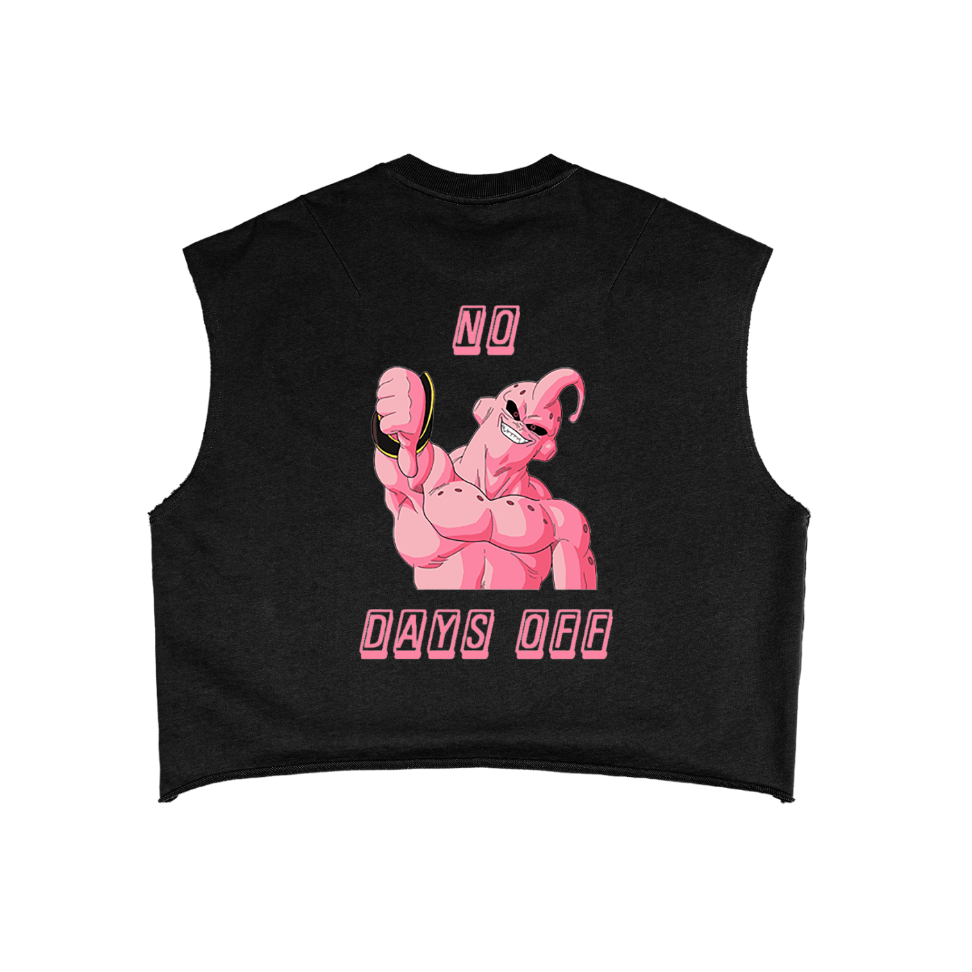 French Terry Boxy Tank Top MAJIN BUU/ NO DAYS OFF