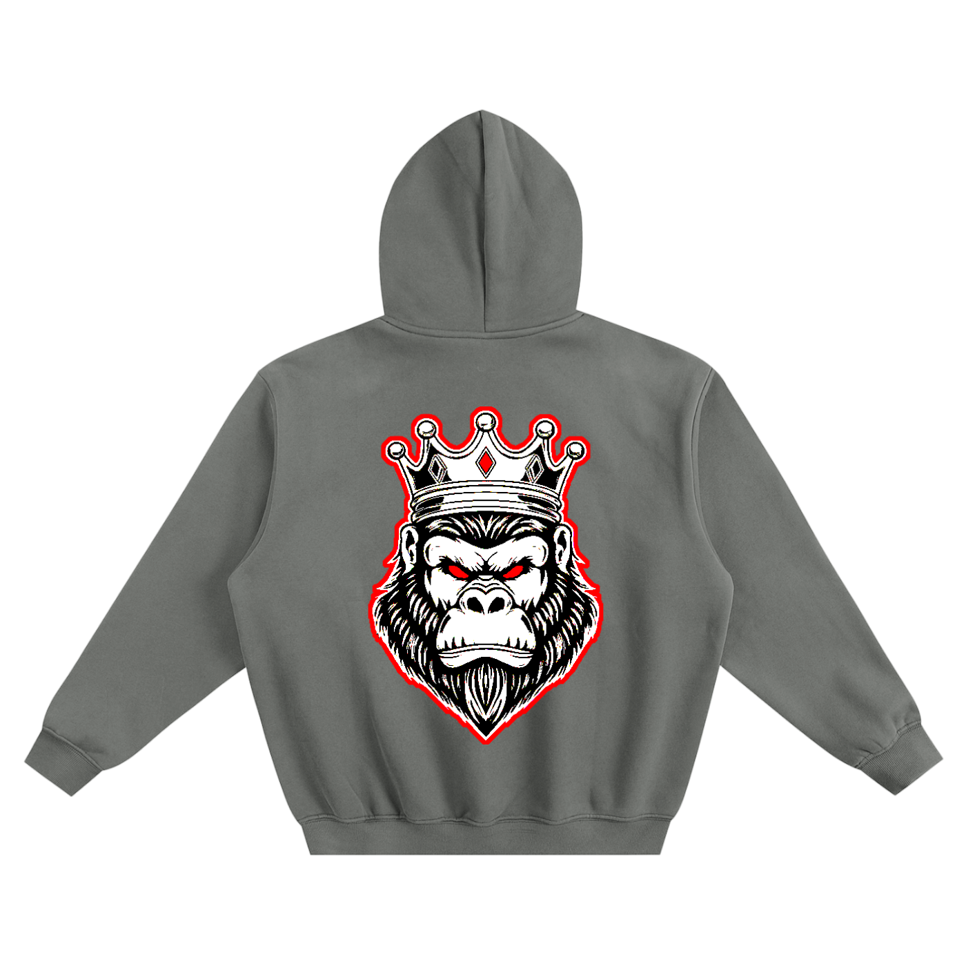 FITNESSEVO-Fleeced Boxy Hoodie