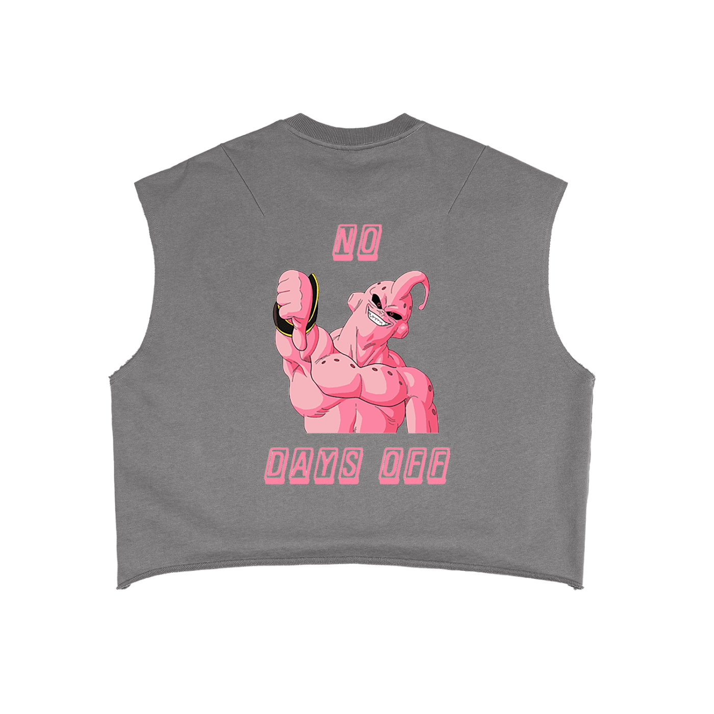 French Terry Boxy Tank Top MAJIN BUU/ NO DAYS OFF