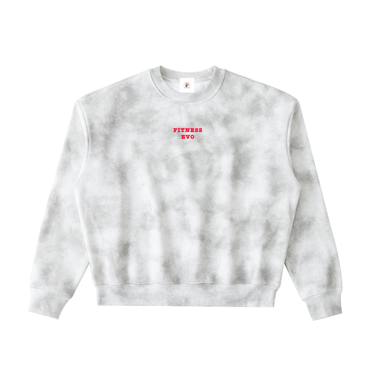 Dirty Washed Boxy Fleeced Sweatshirt