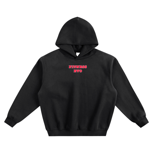 FITNESSEVO-Fleeced Boxy Hoodie