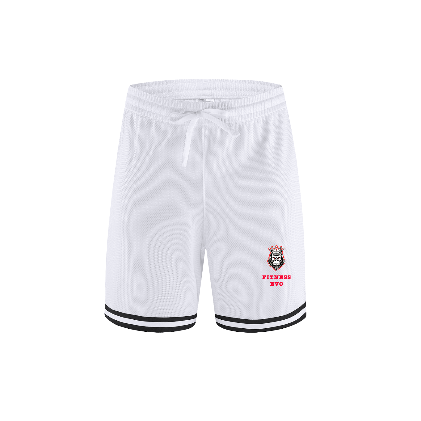 Classic Stripe Trim Basketball Shorts